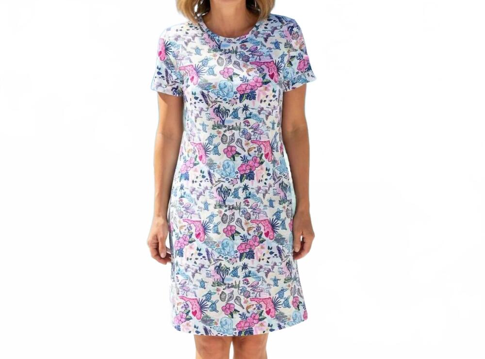 NEW KATHERINE WAY hyannis tee shirt dress in florida forever